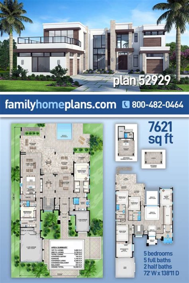 5 Bedroom House Plans With Measurements
