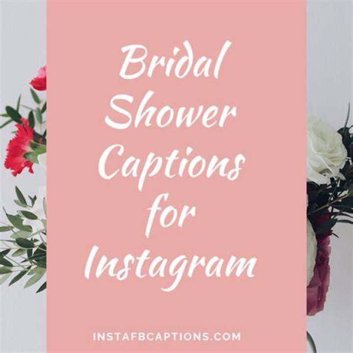 98 BRIDAL SHOWER Instagram Captions and Quotes in 2023
