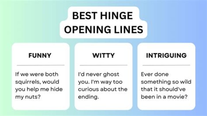 Funny Hinge Opening Lines Of Like Minds