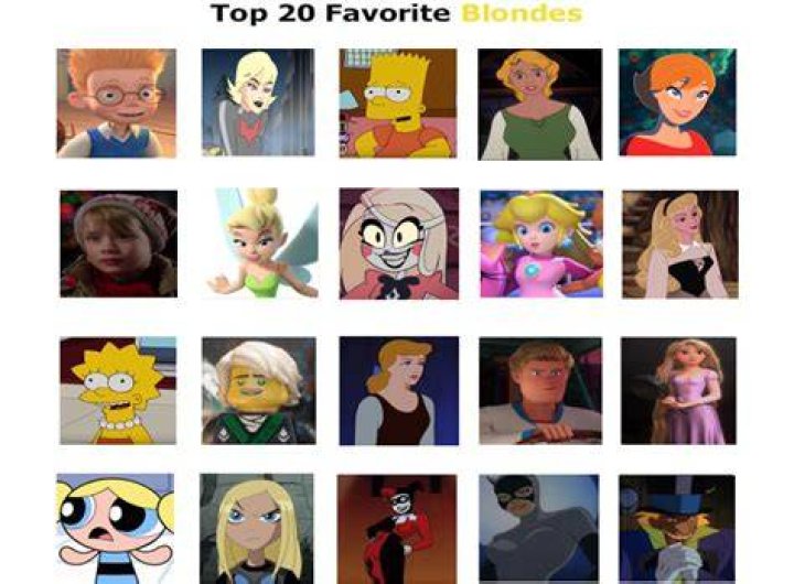 My Top 20 Favorite Blondes Character design inspiration, Character