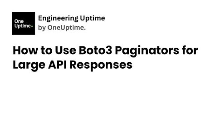 Paginators — Boto3 Docs 1.20.26 documentation
