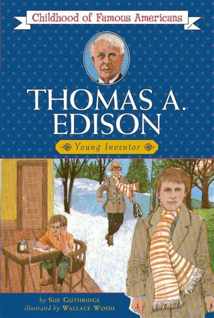 Thomas Edison Book by Sue Guthridge, Wallace Wood Official