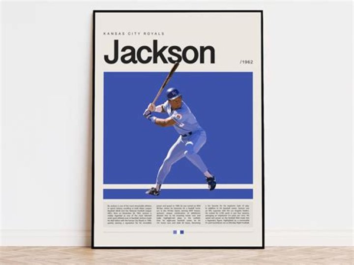 UNOFFICiAL ATHLETIC Bo Jackson Poster Design